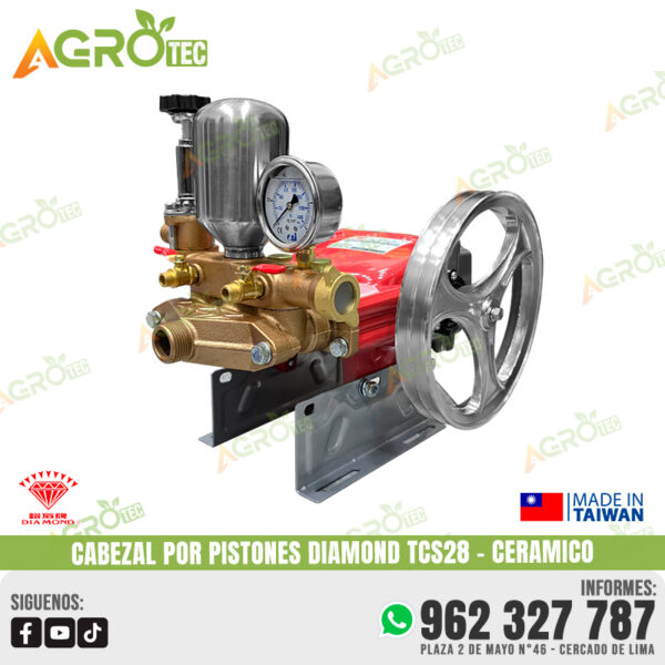 CABEZAL HIDROJET DIAMOND TCS28 CERAMICO