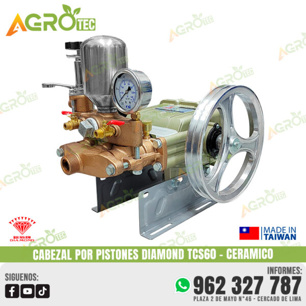 CABEZAL HIDROJET DIAMOND TCS60 CERAMICO