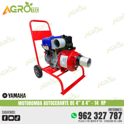 MOTOBOMBA AUTOCEBANTE DE 4" X 4" YAMAHA