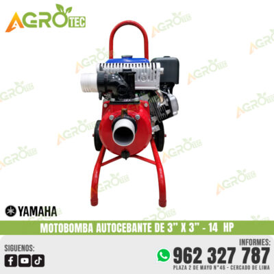 MOTOBOMBA DE 3" X 3" AUTOCEBANTE
