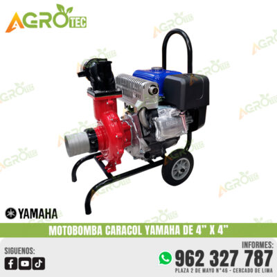 MOTOBOMBA GRAN CUADAL YAMAHA DE 4 X 4