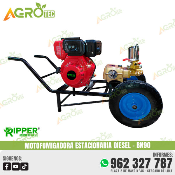 MOTOFUMIGADORA ESTACIONARIA DIESEL CON CABEZAL BONELLY BN90