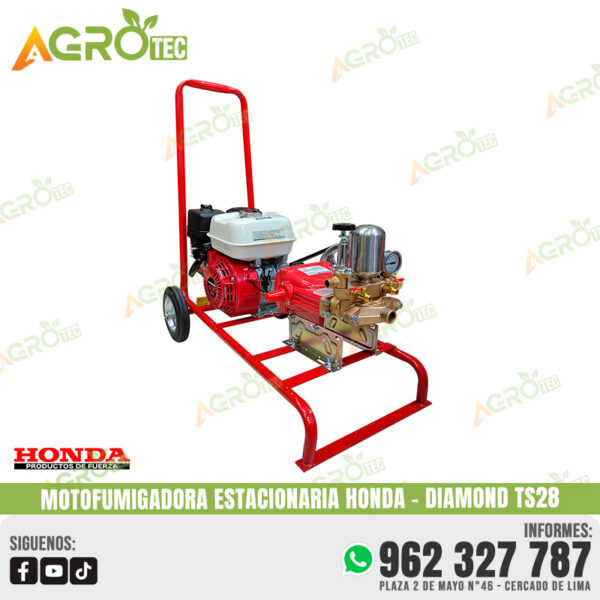 MOTOFUMIGADORA ESTACIONARIA HONDA GX160