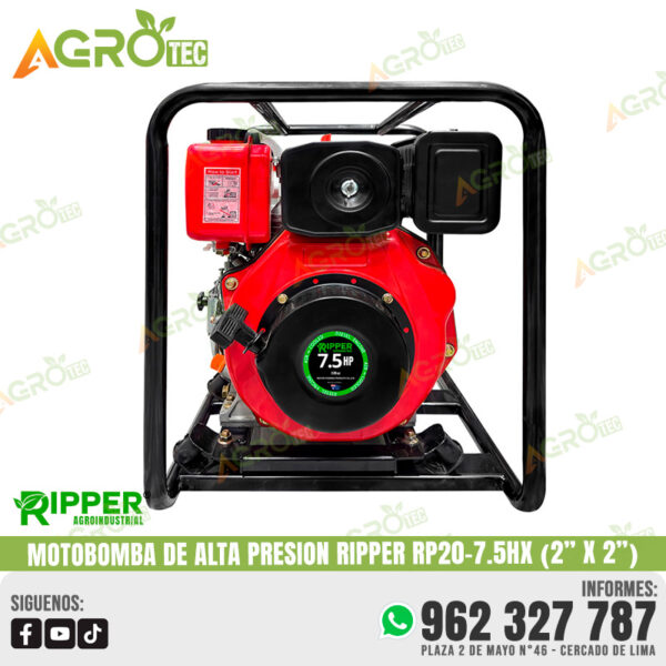 MOTOBOMBA RIPPER RP20-7.5HX