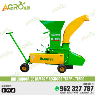 TRITURADOR DE RAMAS Y RESIDUOS TRAPP TR500