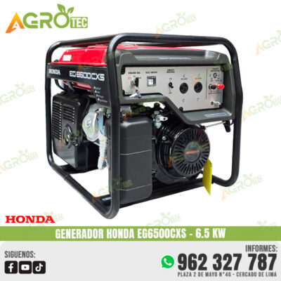 GENERADOR HONDA EG6500CXS DE 6.5 KW