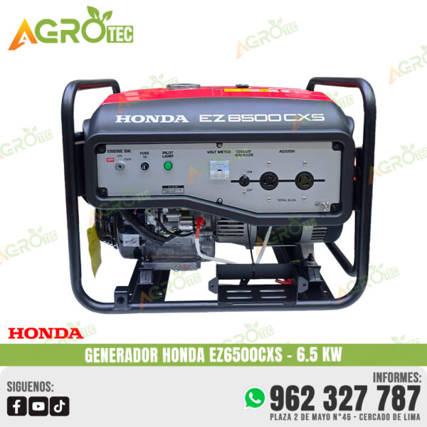 GENERADOR HONDA EZ6500CXS DE 6.5 KW